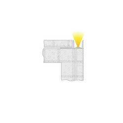 Deko Light 975361 EL-03-12 Dlaždicový profil hliník (š x v x h) 14 x 40 x 2500 mm 2.50 m