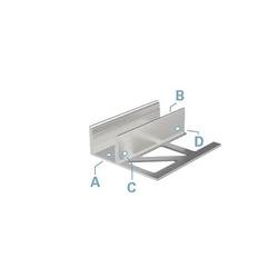 Deko Light 975361 EL-03-12 Dlaždicový profil hliník (š x v x h) 14 x 40 x 2500 mm 2.50 m