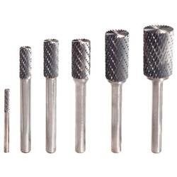 KS Tools 5153232 frézovací kolík , tvrdokov, Válce s čelními zuby, Délka 61 mm, Vnější Ø 6 mm, Pracovní délka 40 mm