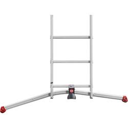 Hailo S100 ProfiLOT 9312-507 hliník víceúčelový žebřík max.prac. výška: 9 m stříbrná, červená, černá EN 131 29.2 kg