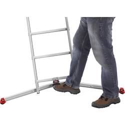 Hailo S100 ProfiLOT 9312-507 hliník víceúčelový žebřík max.prac. výška: 9 m stříbrná, červená, černá EN 131 29.2 kg