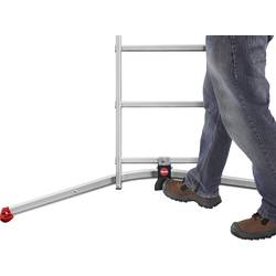 Hailo S100 ProfiLOT 9312-507 hliník víceúčelový žebřík max.prac. výška: 9 m stříbrná, červená, černá EN 131 29.2 kg