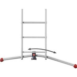 Hailo S100 ProfiLOT 9312-507 hliník víceúčelový žebřík max.prac. výška: 9 m stříbrná, červená, černá EN 131 29.2 kg