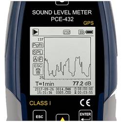 PCE Instruments hlukoměr datový záznamník 22 - 136 dB 3 Hz - 20 kHz USB