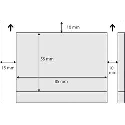 Sigel DP830 potisknutelné vizitky, mikroperforované 85 x 55 mm vysoce bílá 150 ks Formát papíru: A4