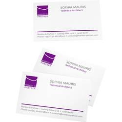 Sigel DP830 potisknutelné vizitky, mikroperforované 85 x 55 mm vysoce bílá 150 ks Formát papíru: A4