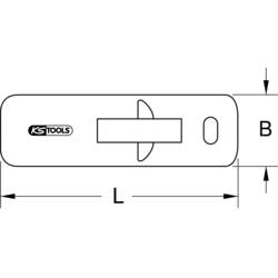 Plastový klín KS Tools 1171680