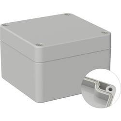 TRU COMPONENTS TC-9065508 Venkovní kryt 122 x 120 x 85 polykarbonát šedobílá (RAL 7035) 1 ks