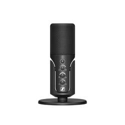 Sennheiser Profile na stojanu USB mikrofon Druh přenosu:USB spínač, stojan, vč. kabelu USB-C®, audio, stereo (jack 3,5 mm) USB