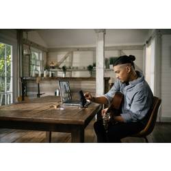 Sennheiser Profile na stojanu USB mikrofon Druh přenosu:USB spínač, stojan, vč. kabelu USB-C®, audio, stereo (jack 3,5 mm) USB