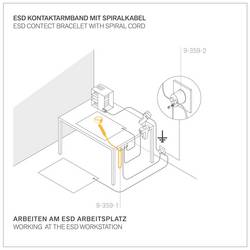 BERNSTEIN Tools for Electronics Kontaktní náramek žlutá