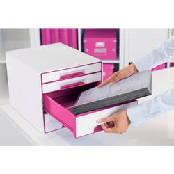 Leitz WOW Cube 5213 5213-20-23 box se zásuvkami bílá 4 x DIN A4 Počet zásuvek: 4