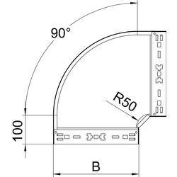 OBO Bettermann 6041142 ohyb (š x v) 600 mm x 60 mm 1 ks kov