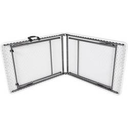 Perel folding table kempingový stolek bílá FP183 Zatížitelnost (hmotnost) (max.) 100 kg