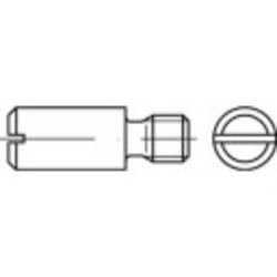 TOOLCRAFT 119076 stavěcí šrouby M5 8 mm příruba DIN 927 ocel 100 ks