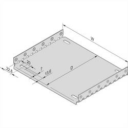 nVent SCHROFF 34563009 Mounting plate 1 ks Piece