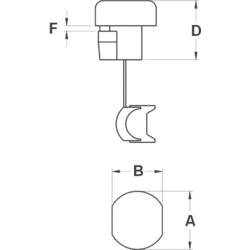 TRU COMPONENTS TC-SRR7R1203 odlehčení tahu 10.5 mm, max. tloušťka desky 1.6 mm, polyamid, černá, 100 ks