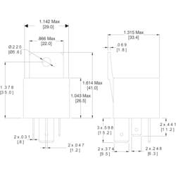 Zettler Electronics AZ979-1A-24D 507413 relé motorového vozidla , 1120 W, 80 A