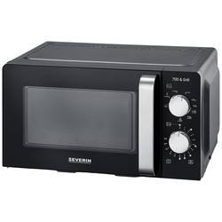 Severin 7781 mikrovlnná trouba černá/šedá 700 W funkce časovače, funkce grilování