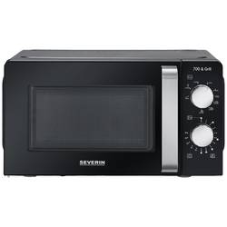 Severin 7781 mikrovlnná trouba černá/šedá 700 W funkce časovače, funkce grilování
