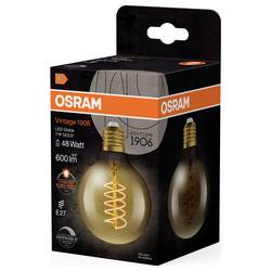 OSRAM HOMELIGHTING 4099854090820 LED Energetická třída (EEK2021) F (A - G) E27 kulatý tvar 7 W = 48 W teplá bílá (Ø x d) 80 mm x 120 mm 1 ks