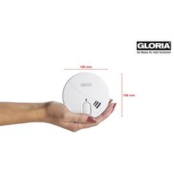 Gloria R5 detektor kouře vč. baterie s životností 5 let na baterii (Ø x v) 106 mm x 35 mm