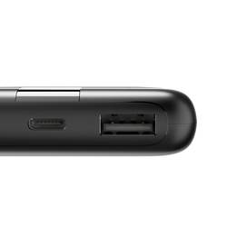 Hama powerbanka Li-Pol, 10000 mAh, Rychlé nabíjení, USB-A, USB-C®, antracitová, Indikátor stavu