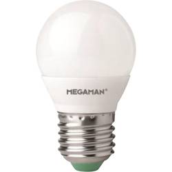Megaman LG2605.5 E27 2800K LED Energetická třída (EEK2021) F (A - G) E27 kapkový tvar 5.5 W = 40 W teplá bílá (Ø x v) 45 mm x 84 mm nestmívatelné 1 ks