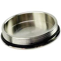 TRU COMPONENTS TC-11033004 SCM40 záslepka s kroužkem M40 x 1.5 mosaz (poniklovaná) 1 ks
