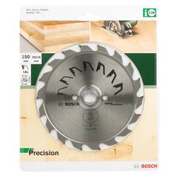 Bosch Accessories Precision 2609256852 tvrdokovový pilový kotouč 150 x 20 mm Počet zubů (na palec): 18 1 ks