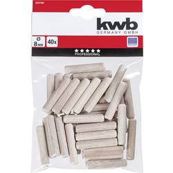 kwb 028180 dřevěná hmoždinka 40 mm 8 mm 40 ks