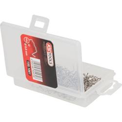 KS Tools 150.1061 Opravářské svorky zahnuté u-forma Ø 0,8 mm, 100 kusů