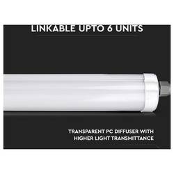 V-TAC LED trubice Energetická třída (EEK2021): E (A - G) LED 48 W = 6430 W bílá (Ø x v) 1500 mm x 58 mm 1 ks