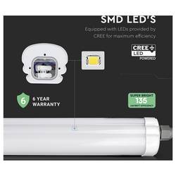 V-TAC LED trubice Energetická třída (EEK2021): E (A - G) LED 48 W = 6430 W bílá (Ø x v) 1500 mm x 58 mm 1 ks