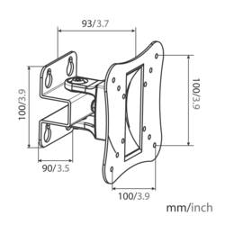 My Wall H9-3SL TV držák na zeď 25,4 cm (10) - 76,2 cm (30) naklápěcí, nakláněcí