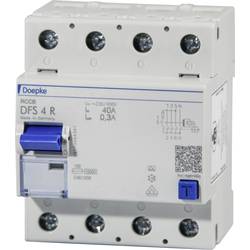 Doepke 09144911 DFS4 063-4/0,03-A R Neutralleiter rechts ochranný proudový spínač A 4pólový 63 A 0.03 A 400 V