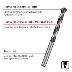 kwb 044655 chrom-molybdenová ocel vrták do betonu 5.5 mm Celková délka 85 mm válcová stopka 1 ks
