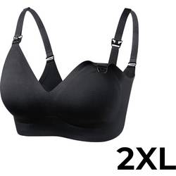 momcozy BH Nursing Bra YN21 2XL FB081-BL02XL-A