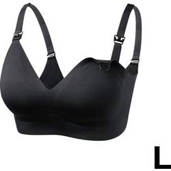 momcozy Nursing Bra YN21 L FB081-BL000L-A