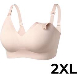 momcozy Nursing Bra YN21 2XL Skin FB081-SK02XL-A