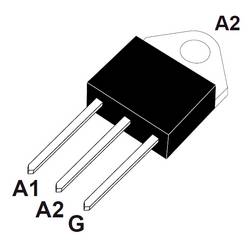 STMicroelectronics BTA26-600B Thyristor (SCR) - TRIAC TOP-3 25 A 600 V