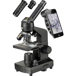 National Geographic 9039001 40x-1280x Mikroskop inkl. Smartphone Halterung mikroskop s procházejícím světlem monokulární 1280 x dopadající světlo, procházející