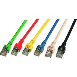 Helukabel 802999 RJ45 CAT 6 S/FTP 0.50 m modrá stíněný, bez halogenů 10 ks