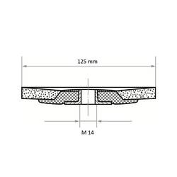 LUKAS-ERZETT A272712504018 lamelový kotouč Průměr 125 mm Zrnitost=40 10 ks