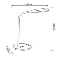 Brilliant Joni G93101/05 LED stolní lampa LED 4.5 W bílá