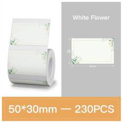 NIIMBOT etikety (role) 50 x 30 mm papír thermodirekt 230 ks přemístitelné A2A78138601 univerzální etikety