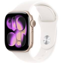 Apple Watch Series 11 GPS 42 mm hliníkový plášť sportovní náramek Světle růžová M/L