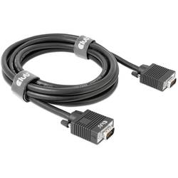 club3D VGA kabel VGA pólové Zástrčka, VGA pólové Zástrčka 3.00 m černá CAC-1703 lze šroubovat, pozlacené kontakty VGA kabel
