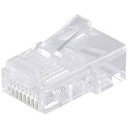 Shiverpeaks BS72051-10, konektor RJ, zástrčka, rovná, transparentní, 10 ks
