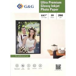 G&G 260gsm-5X7-20 fotografický papír 260 g/m² 20 ks